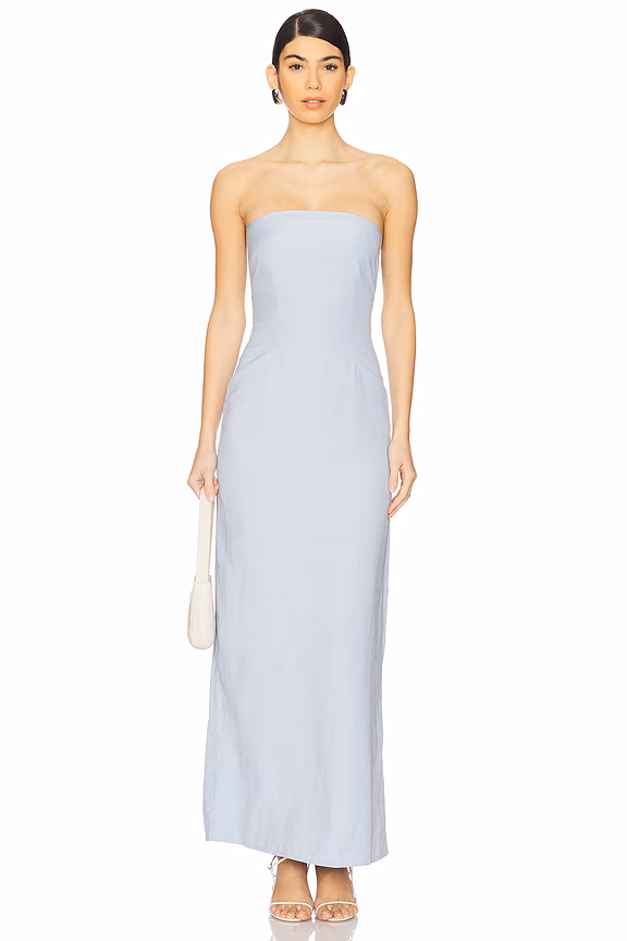 Romy Strapless Panel Back Dress 2
