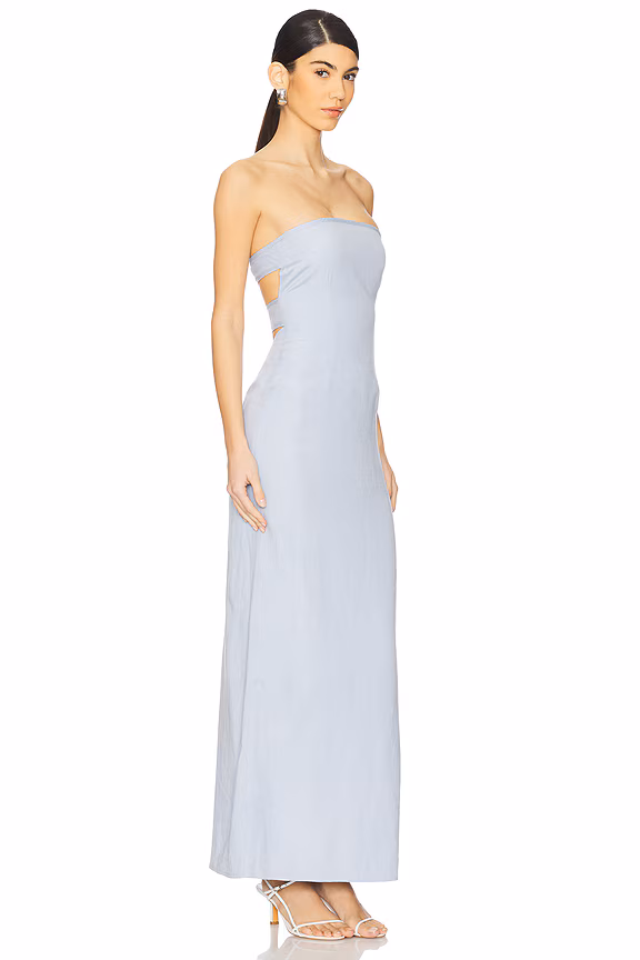 Romy Strapless Panel Back Dress 3