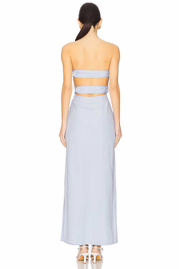 Romy Strapless Panel Back Dress 4