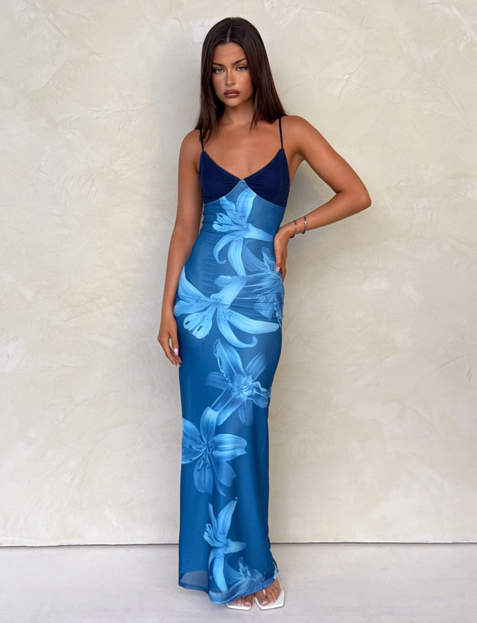ALAINA DRESS - BLUE ORCHID 2
