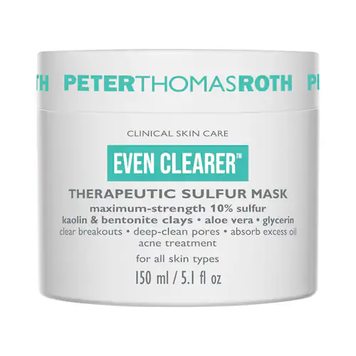 Even Clearer™ Therapeutic Sulfur Acne Mask for Pores and Oil Control 1