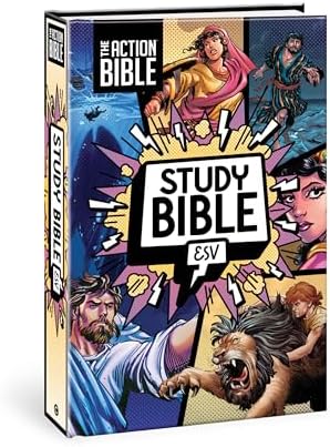 The Action Bible Study Bible ESV, Hardcover, Full Color (Action Bible Series) 1