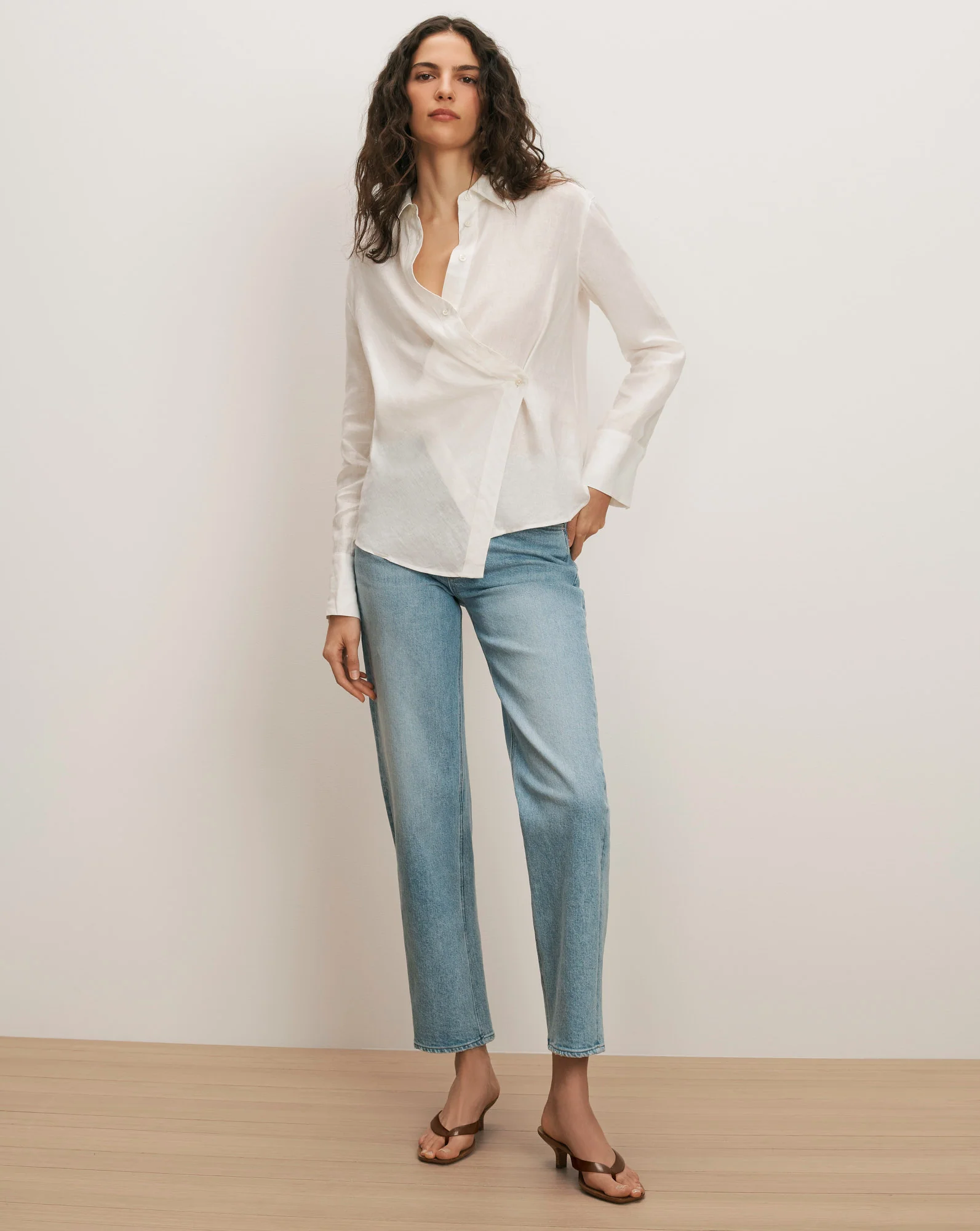 Perezzi Linen Button-Down Shirt 3