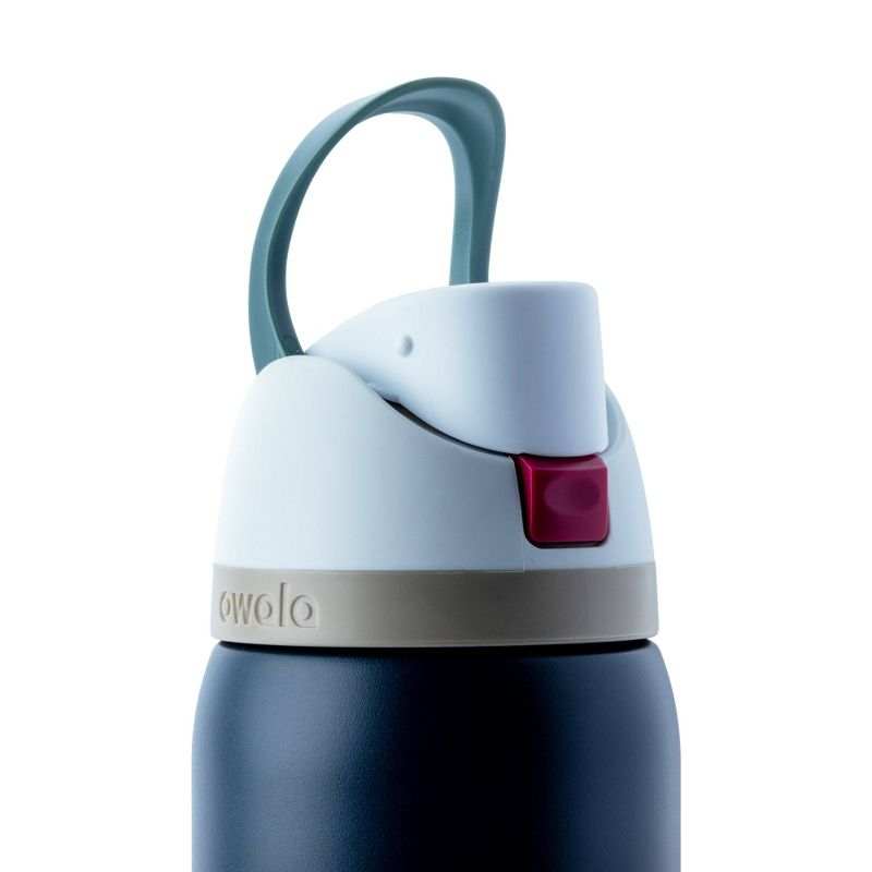 Owala 32oz FreeSip Stainless Steel Water Bottle - Navy Nights 5