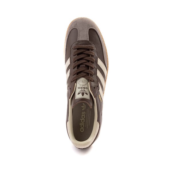 Mens adidas Samba OG Athletic Shoe - Brown / Putty Gray / Gold Metallic / Gum 4