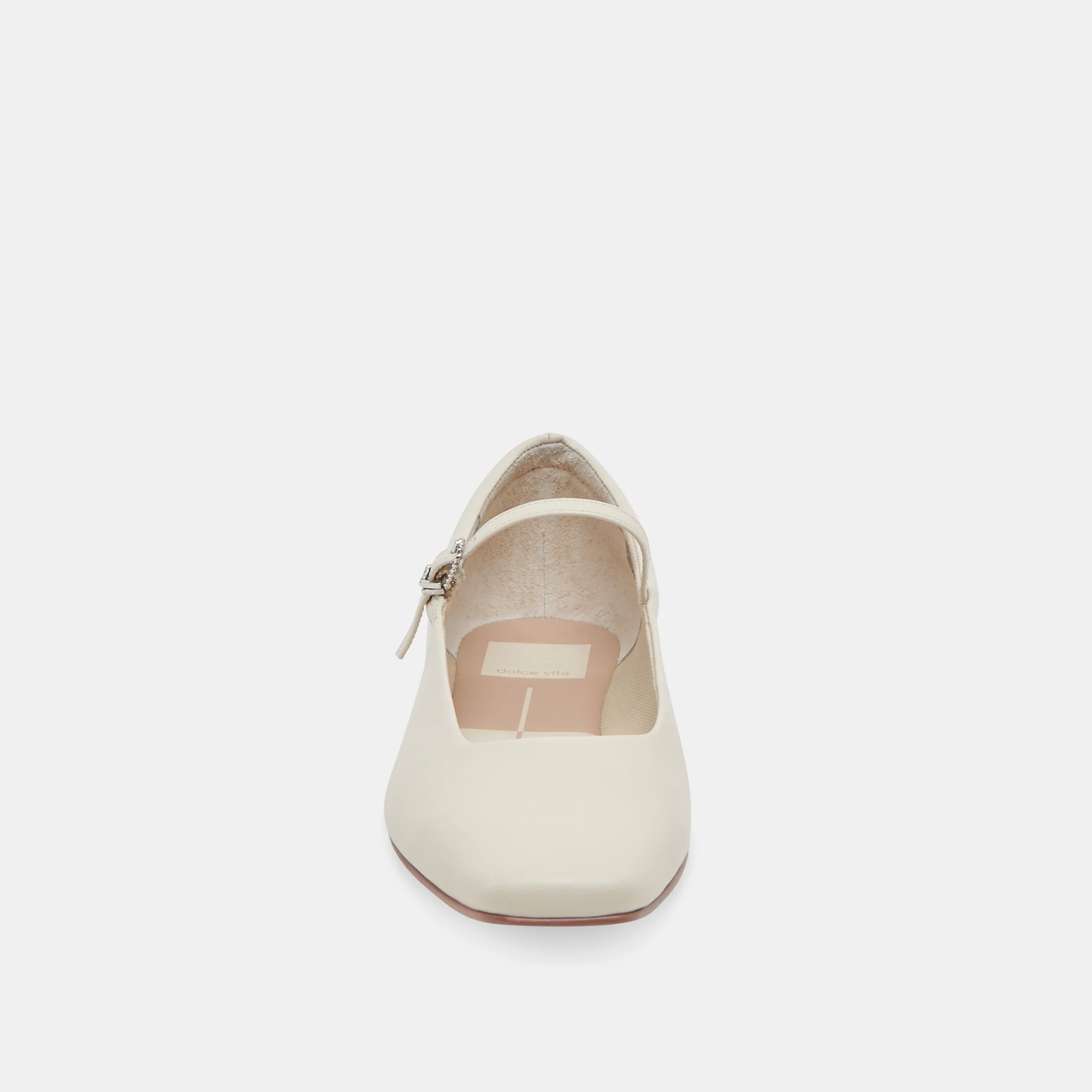 Reyes Ballet Flats Ivory Leather 13