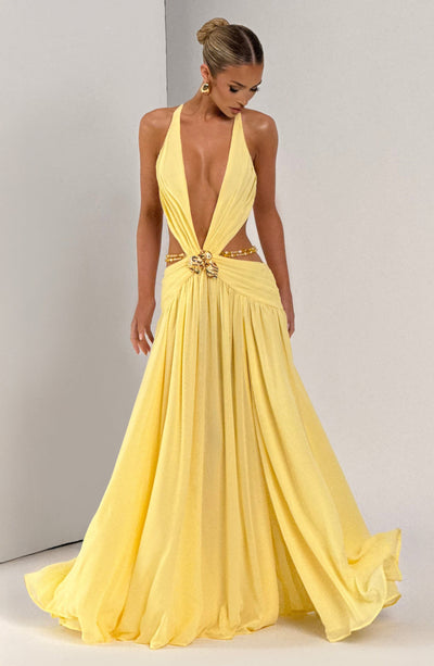 Indianna Maxi Dress - Lemon 5