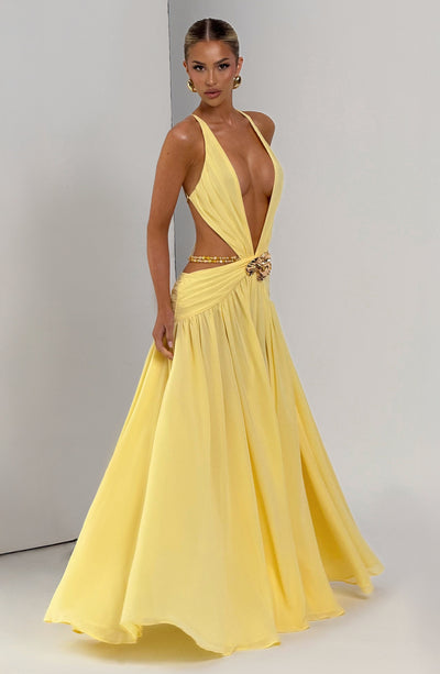 Indianna Maxi Dress - Lemon 6