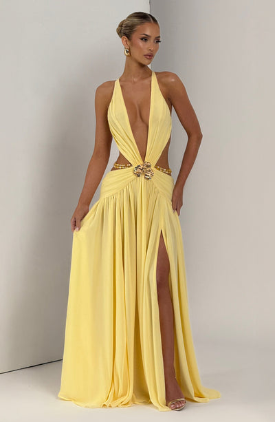 Indianna Maxi Dress - Lemon 7