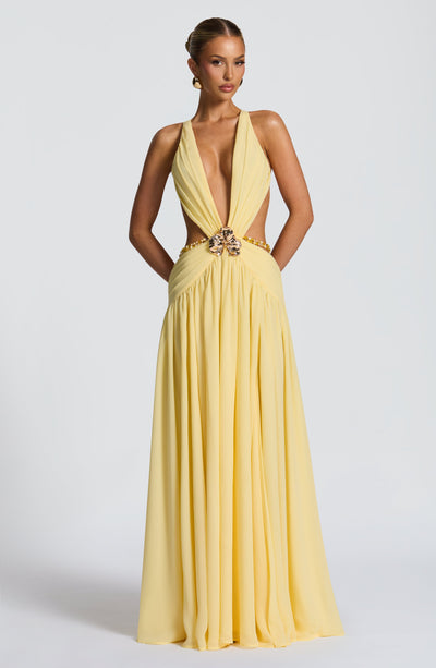 Indianna Maxi Dress - Lemon 10